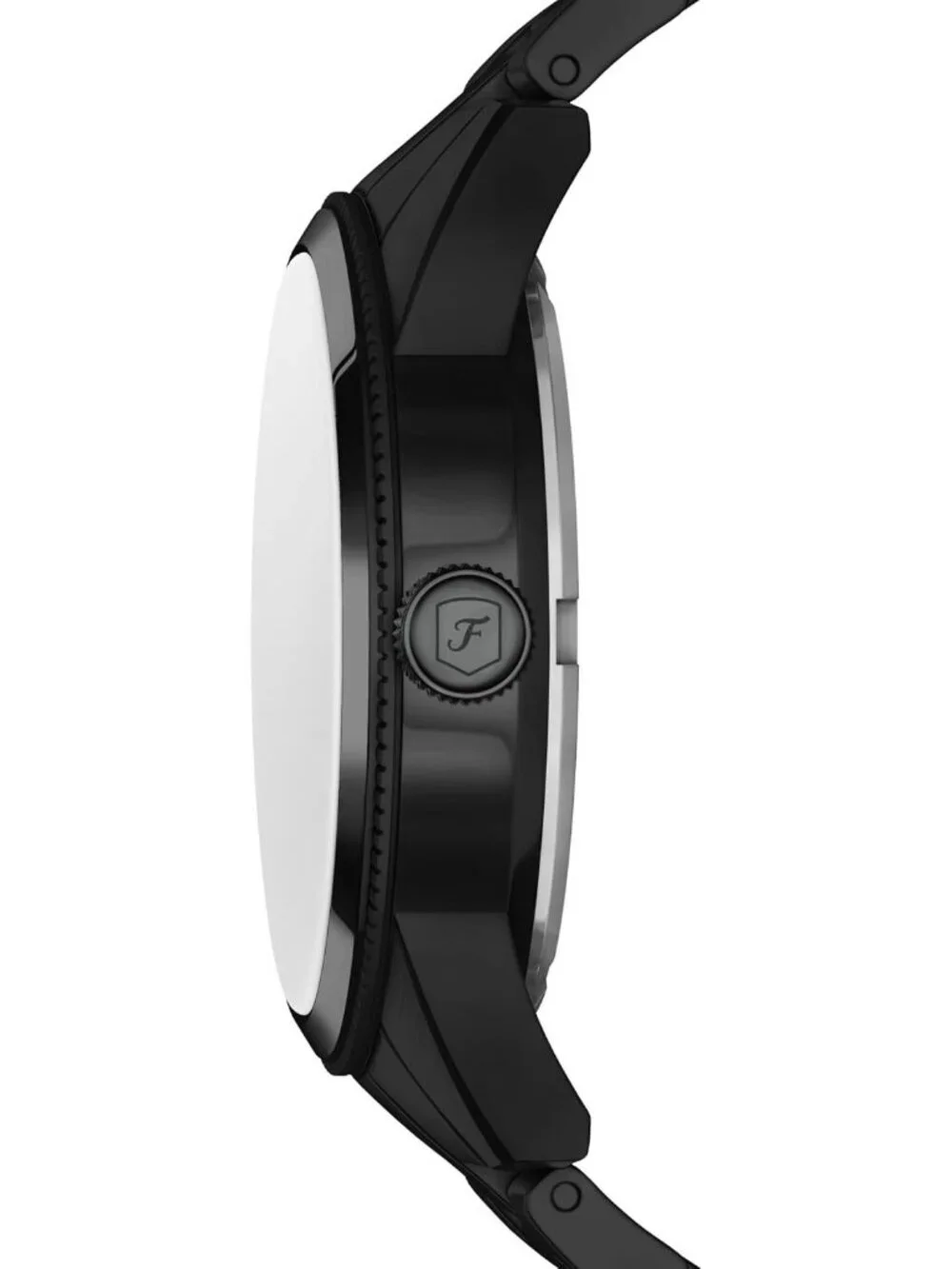 Men's Black Pearson Multifunction Stainless Steel Bracelet Waterproof Watch